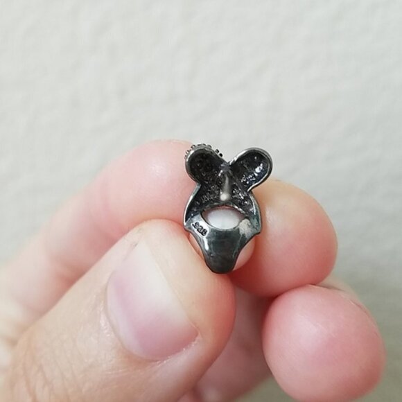 Sterling Silver & Pearl Earrings - Picture 4 of 7